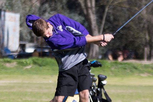 Lemoore's Cory DeRaad fired a 79 to help his Tiger golf team to a second place finish in the Lemoore Tournament.